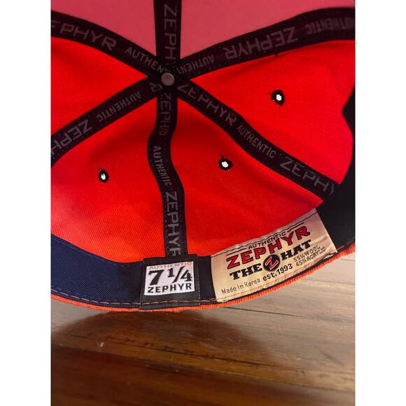 Syracuse University Orange Zephyr Hat Size 7 1/4 - Picture 5 of 5